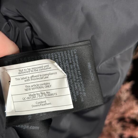 MACKAGE Shailene Down Jacket Slate Blue Racoon Fur Hood Sz M $1450 - Picture 12 of 12